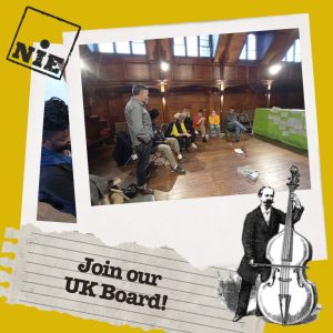 Yellow and cream volunteer now instagram post